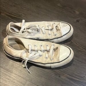 Converse All Star White Canvas Shoes